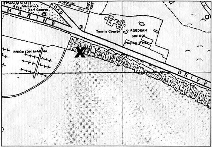 Map of where A Book Thrown Into The Sea was thrown